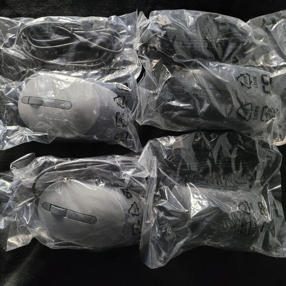 Dell Other - Lot of 4 DELL Optical USB Wired scroll Mouse Mice PC 3 button